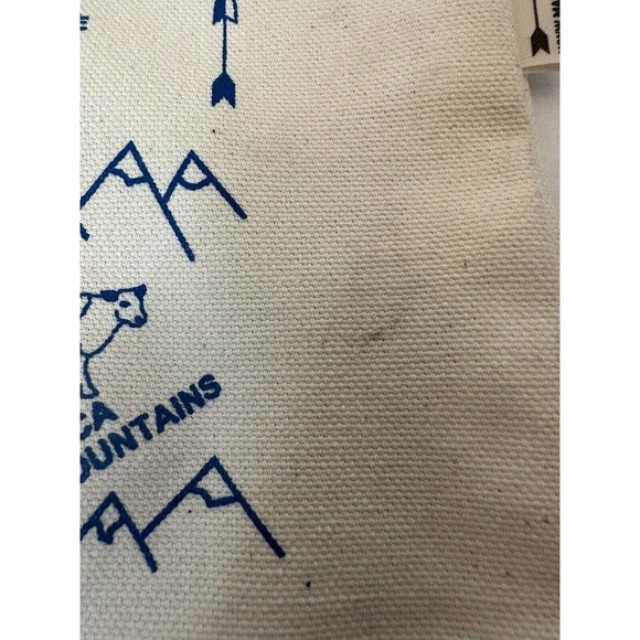 Maptote Napa Valley CA Double Wine Bottle Two Compartment Tote Bag Made in USA - Picture 4 of 12